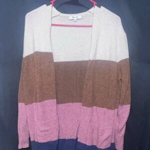 Madewell Multicolor Striped Cardigan
